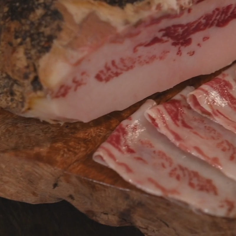Guanciale di maiale "Antica Razza Pelatella"