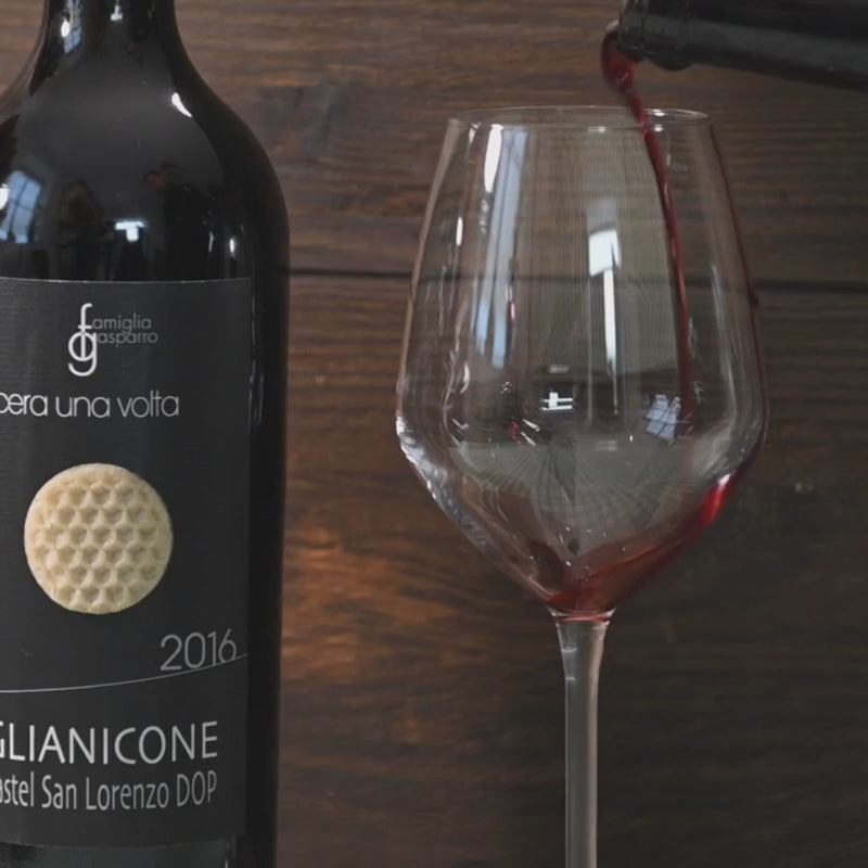 BOX DA 6 - Vino Rosso “Cera una volta” Aglianicone di Castel San Lorenzo DOP